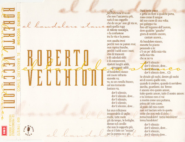 ROBERTO VECCHIONI