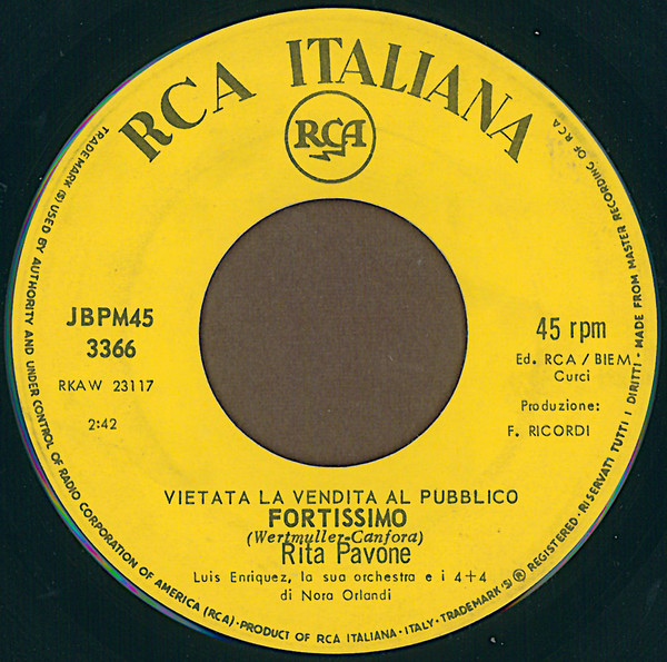 RITA PAVONE