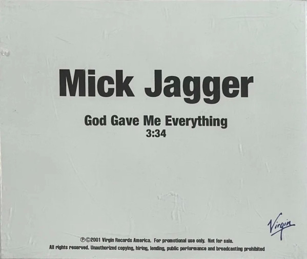 MICK JAGGER